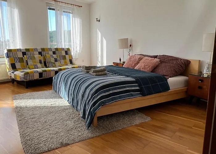 Apartmán Spacious 1-bedroom With Private Parking Praha